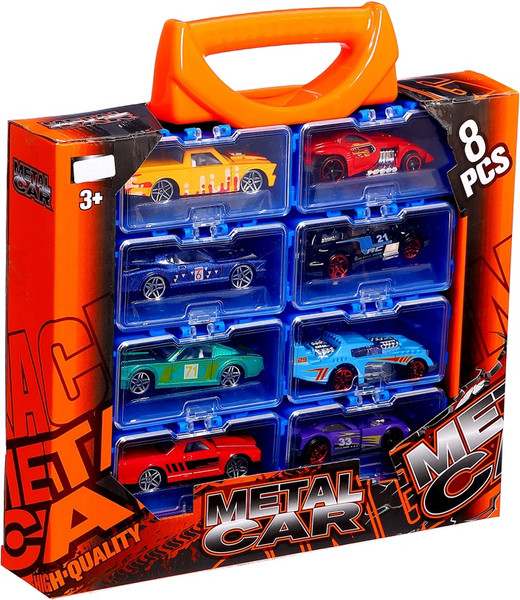 Изображение товара Набор игрушечных автомобилей Автоград Hot Cars 3102-3 / 10636422 (8шт)