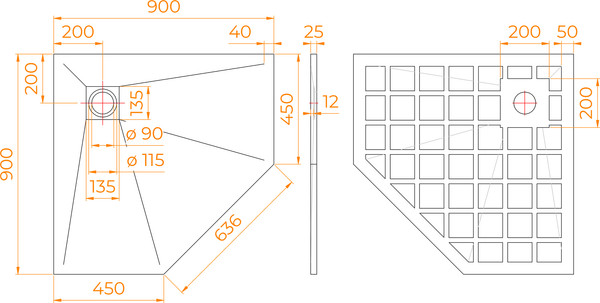 Изображение товара Душевой поддон RGW Stone Tray-W / 14155099-01-11