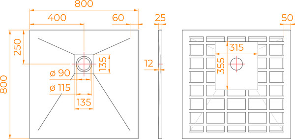 Изображение товара Душевой поддон RGW Stone Tray-W / 14152088-01-11