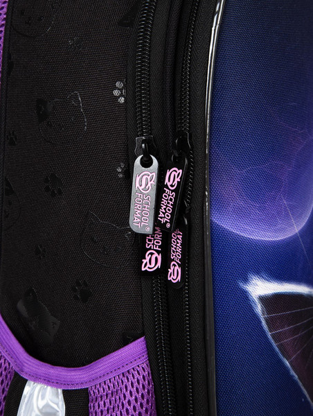 Изображение товара Школьный рюкзак Schoolformat Ergonomic Light 2 Игривый космокотик / РЮКЖКМБ2-ИКК (черный)