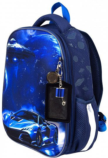 Изображение товара Школьный рюкзак Schoolformat Ergonomic Light 2 Космическая машина / РЮКЖКМБ2-КМ (синий)