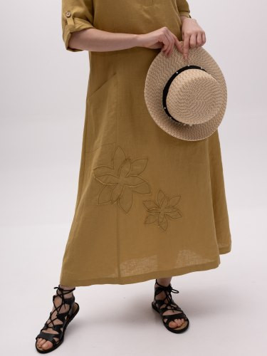 Изображение товара Платье NADEX 21-110430/210-25 (р.170-112-120, оливковый)