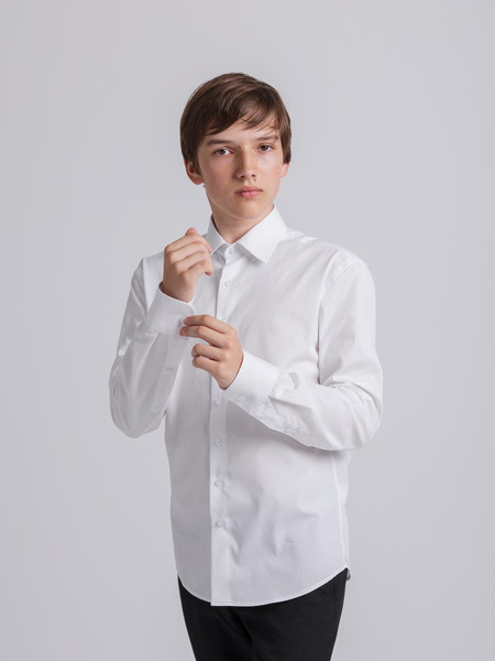 Изображение товара Рубашка детская NADEX 40-105411/102-25 (р.158/164-88-38, белый)