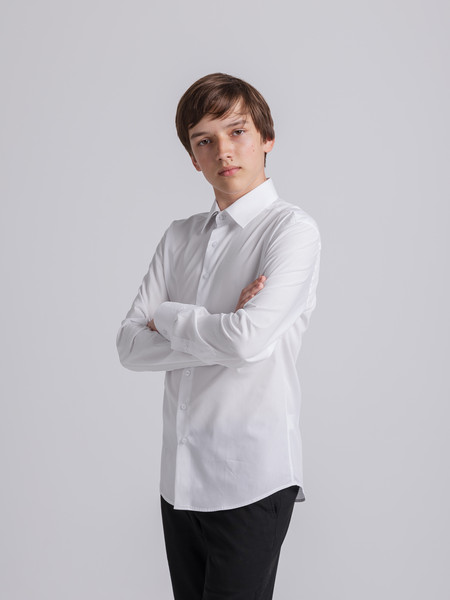 Изображение товара Рубашка детская NADEX 40-105411/102-25 (р.170/176-92-39, белый)