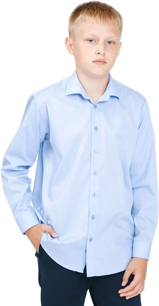 Изображение товара Рубашка детская NADEX 41-104912/202-25 (р.158-80-35, голубой)