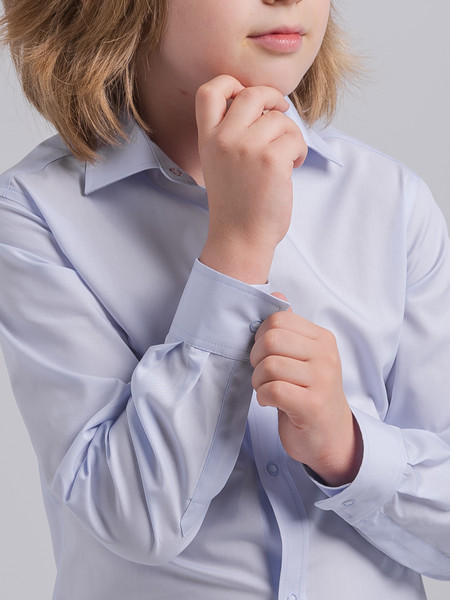 Изображение товара Рубашка детская NADEX 42-103311/202-25 (р.134-68-32, светло-голубой)