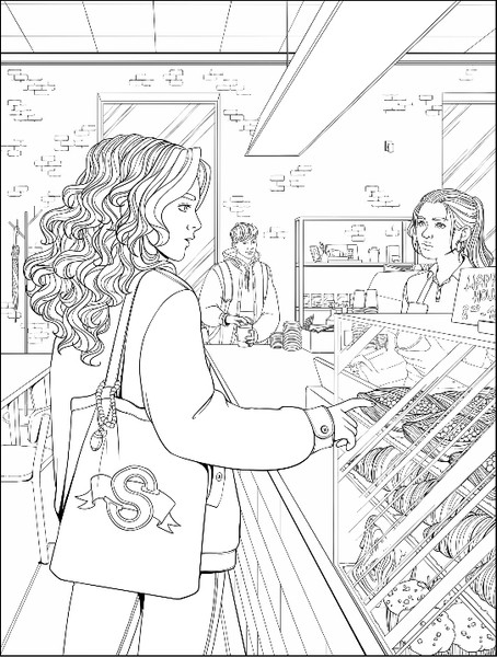 Изображение товара Раскраска-антистресс Бомбора Моя первая школьная любовь. Для фанатов Young Adult