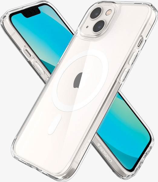 Изображение товара Чехол-накладка Spigen Ultra Hybrid Mag Magsafe для iPhone 13 / ACS03528 (белый)