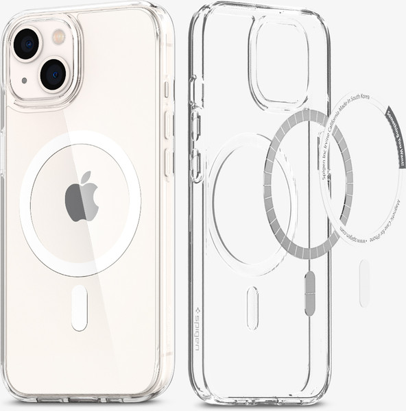 Изображение товара Чехол-накладка Spigen Ultra Hybrid Mag Magsafe для iPhone 13 / ACS03528 (белый)