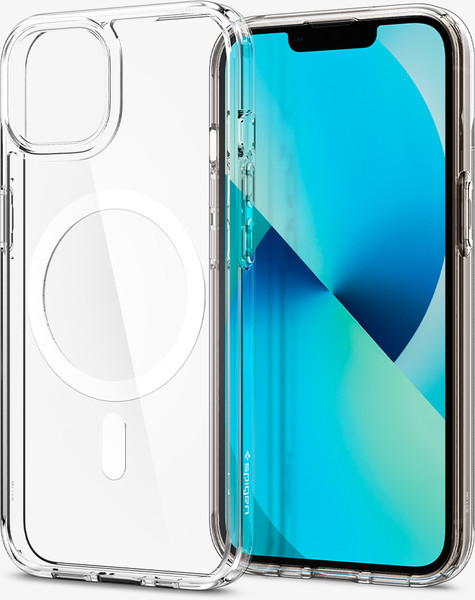 Изображение товара Чехол-накладка Spigen Ultra Hybrid Mag Magsafe для iPhone 13 / ACS03528 (белый)