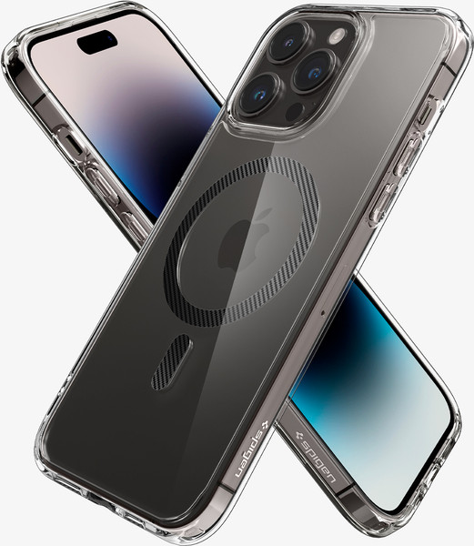 Изображение товара Чехол-накладка Spigen Ultra Hybrid Mag Magsafe для iPhone 14 Pro / ACS04971 (Carbon Fiber)