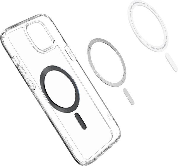 Изображение товара Чехол-накладка Spigen Ultra Hybrid Mag Magsafe для iPhone 15 / ACS06805 (Carbon Fiber)