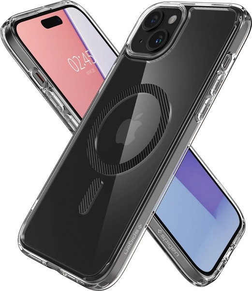 Изображение товара Чехол-накладка Spigen Ultra Hybrid Mag Magsafe для iPhone 15 / ACS06805 (Carbon Fiber)