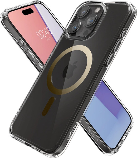 Изображение товара Чехол-накладка Spigen Ultra Hybrid Mag Magsafe для iPhone 15 Pro / ACS06718 (Gold)