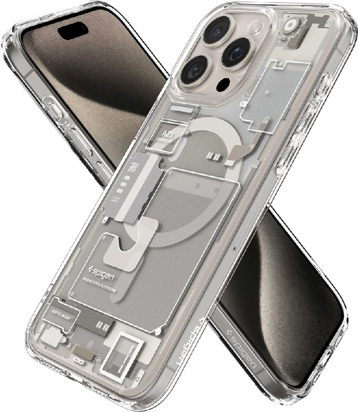 Изображение товара Чехол-накладка Spigen Ultra Hybrid Mag Magsafe для iPhone 15 Pro / ACS07216 (Zero One Natural)