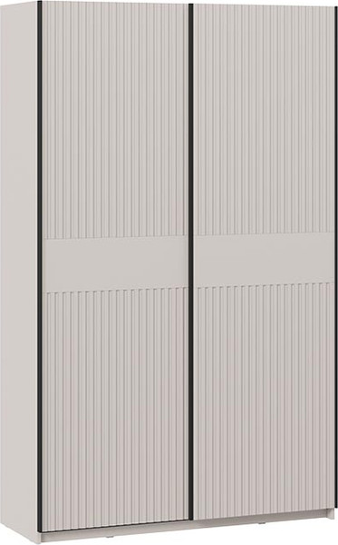 Изображение товара Шкаф-купе ТриЯ Оскар Хилтон Т2 1400 / 271059 (ручка черная/кашемир/кашемир сатин)