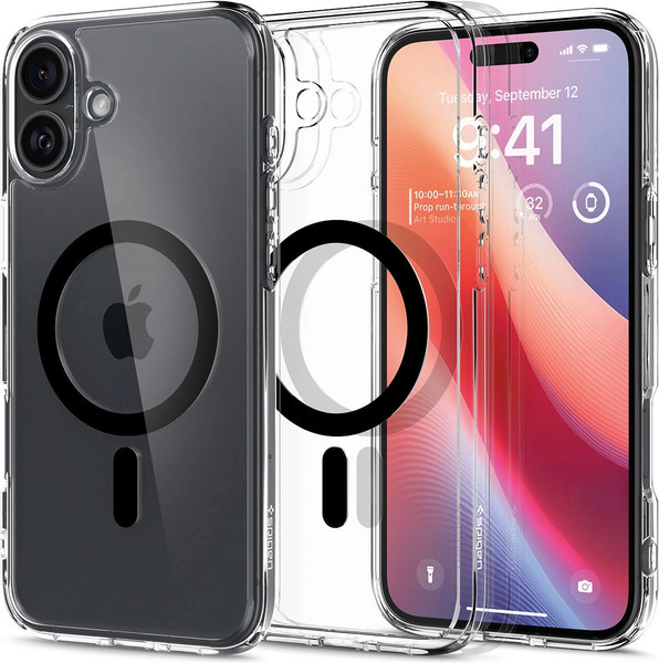 Изображение товара Чехол-накладка Spigen Ultra Hybrid Mag Magsafe для iPhone 16 Plus /  ACS08076 (Black)