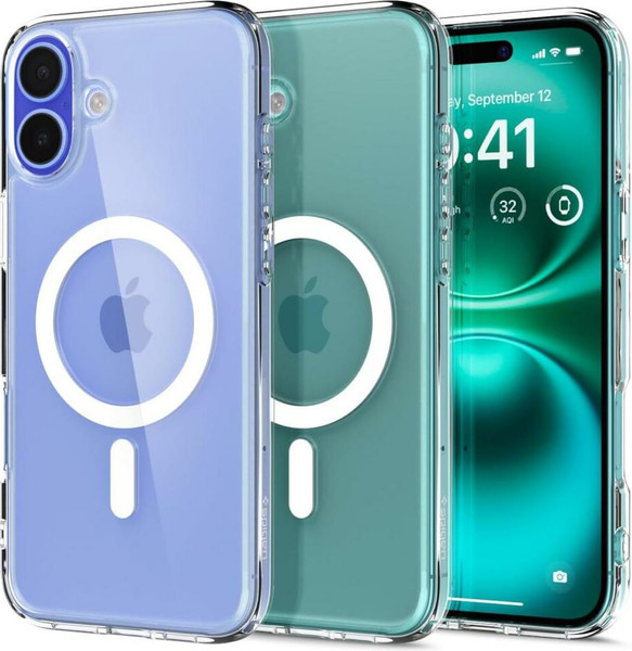 Изображение товара Чехол-накладка Spigen Ultra Hybrid Mag Magsafe для iPhone 16 Plus / ACS08075 (White)