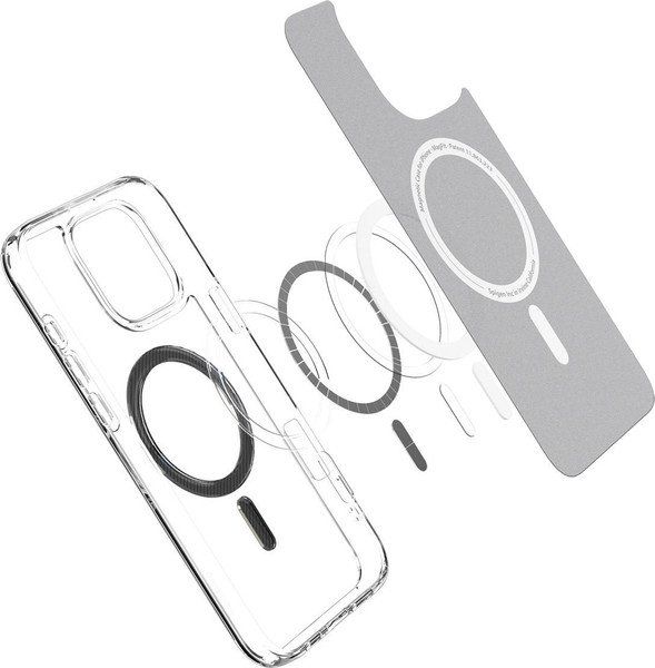 Изображение товара Чехол-накладка Spigen Ultra Hybrid Mag Magsafe для iPhone 16 Pro / ACS08131 (Carbon Fiber)