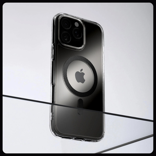 Изображение товара Чехол-накладка Spigen Ultra Hybrid Mag Magsafe для iPhone 16 Pro / ACS08131 (Carbon Fiber)