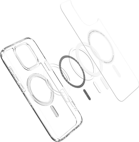 Изображение товара Чехол-накладка Spigen Ultra Hybrid Mag Magsafe для iPhone 16 Pro Max / ACS07998 (White)