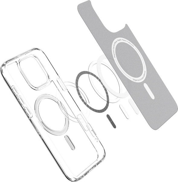 Изображение товара Чехол-накладка Spigen Ultra Hybrid Mag Magsafe для iPhone 16 Pro / ACS08129 (White)