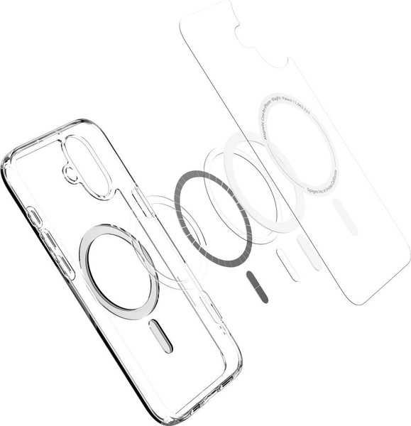 Изображение товара Чехол-накладка Spigen Ultra Hybrid Mag Magsafe для iPhone 16 / ACS08205 (White)
