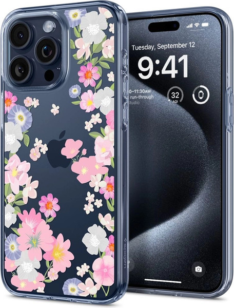 Изображение товара Чехол-накладка Spigen Liquid Crystal для iPhone 15 Pro / ACS06558 (Blossom)