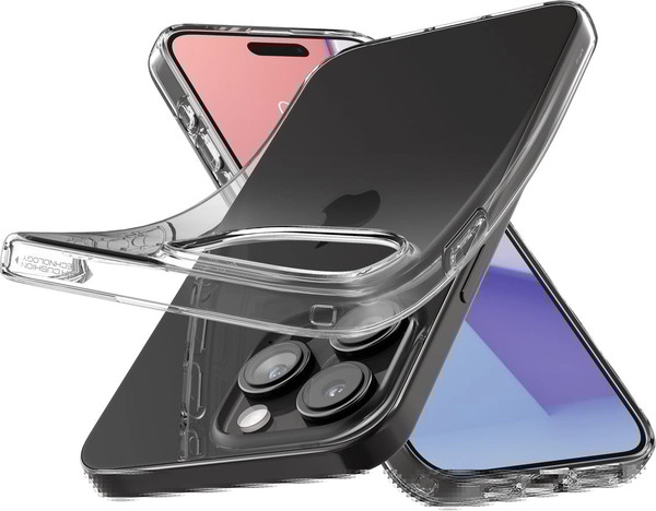 Изображение товара Чехол-накладка Spigen Liquid Crystal для iPhone 15 Pro / ACS06699 (Crystal Clear)