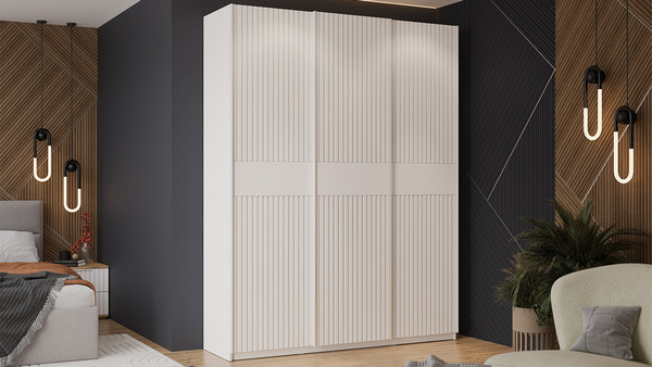 Изображение товара Шкаф-купе ТриЯ Оскар Хилтон Т2 1800 / 271078 (ручка белая/белый снег/белый матовый)