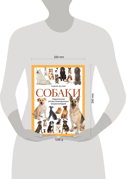 Изображение товара Энциклопедия Эксмо Собаки, твердая обложка (Шкляев Андрей)