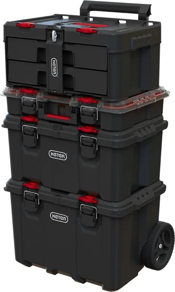 Изображение товара Ящик для инструментов Keter Stack n Roll / 17211432 (черный)