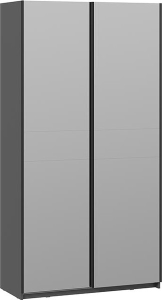 Изображение товара Шкаф-купе ТриЯ Оскар Т2 1200 / 271156 (ручка черная/серый графит)