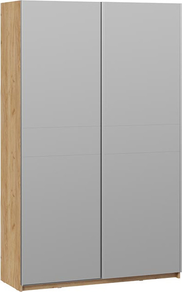 Изображение товара Шкаф-купе ТриЯ Оскар Т2 1400 / 271189 (ручка серебро/дуб крафт золотой)