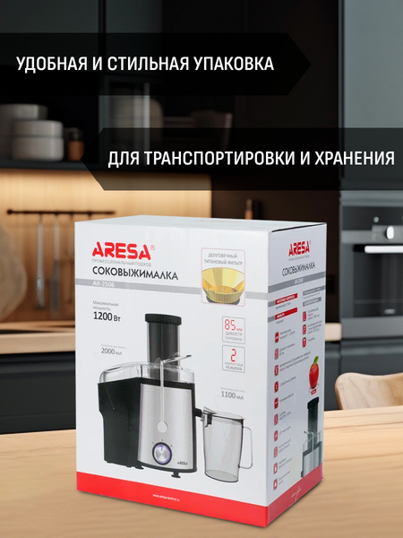 Изображение товара Соковыжималка электрическая Aresa AR-2506