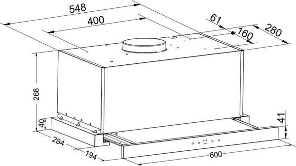 Изображение товара Вытяжка телескопическая ZORG Turbo 1260 60 S (белый)