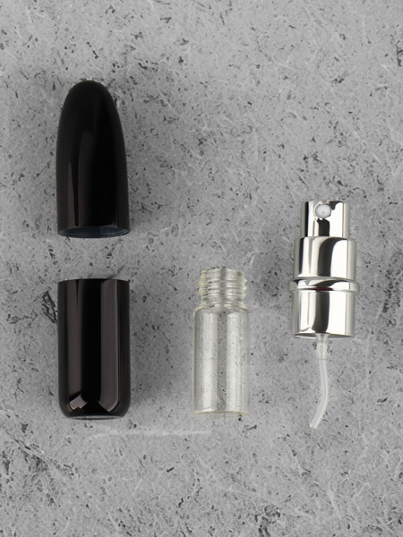 Изображение товара Атомайзер для парфюма Onlytop Пуля / 10689341 (черный)