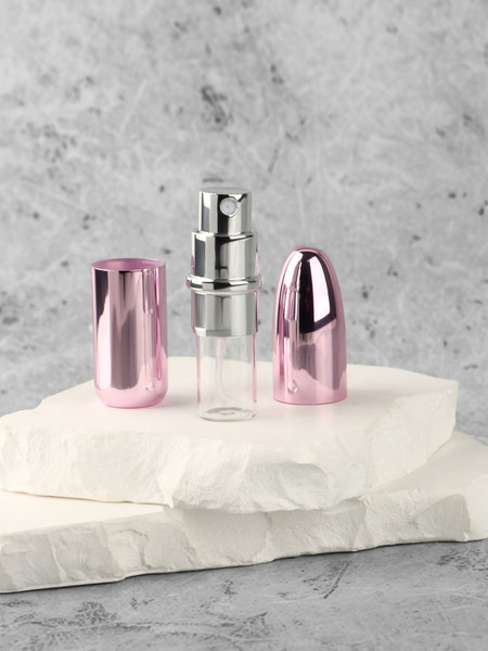 Изображение товара Атомайзер для парфюма Onlytop Пуля / 10689342 (розовый)