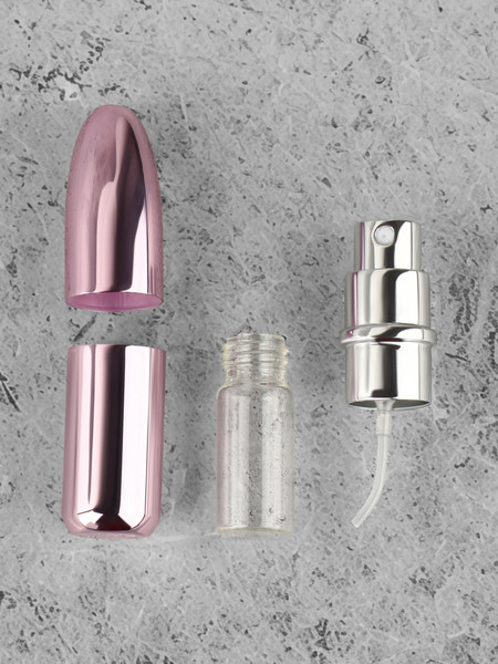 Изображение товара Атомайзер для парфюма Onlytop Пуля / 10689342 (розовый)