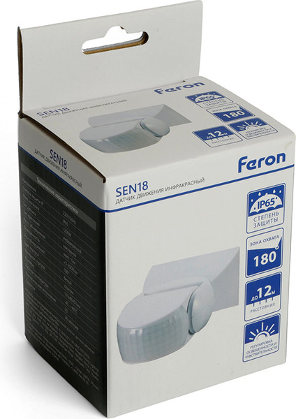 Изображение товара Датчик движения Feron SEN18 / 51518 (белый)
