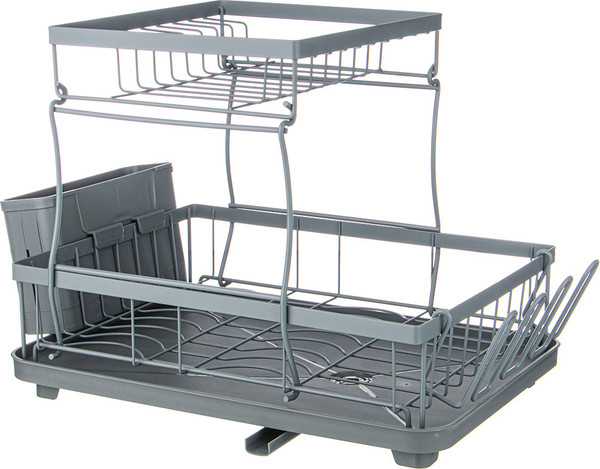 Изображение товара Сушилка для посуды Agness 917-104 (серый)