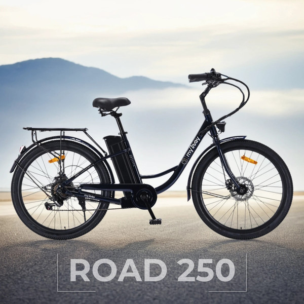 Изображение товара Электровелосипед MyWay Road 1.0 250 26 Pro (17, синий)