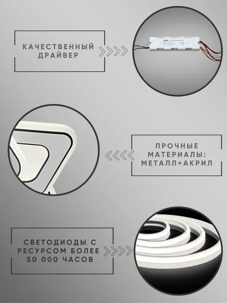 Изображение товара Потолочный светильник Aitin-Pro B1020 (белый/черный)