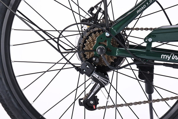 Изображение товара Электровелосипед MyWay Road 1.0 250 26 Pro (17, зеленый)