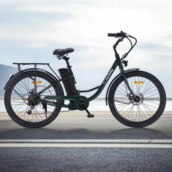 Изображение товара Электровелосипед MyWay Road 1.0 250 26 Pro (17, зеленый)