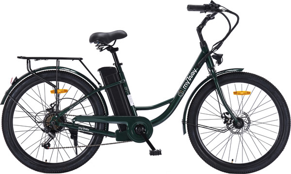 Изображение товара Электровелосипед MyWay Road 1.0 250 26 Pro (17, зеленый)