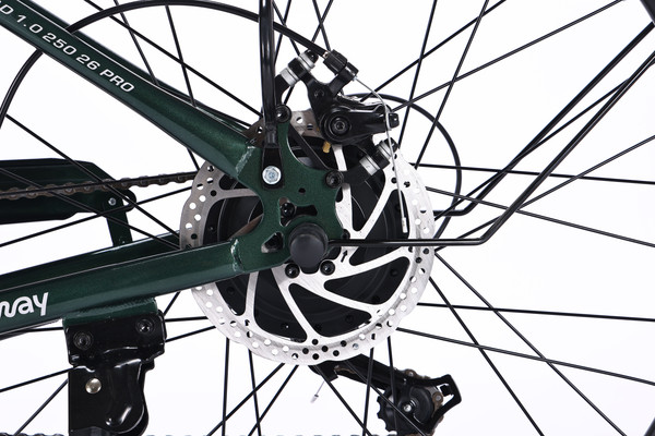 Изображение товара Электровелосипед MyWay Road 1.0 250 26 Pro (17, зеленый)