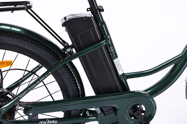 Изображение товара Электровелосипед MyWay Road 1.0 250 26 Pro (17, зеленый)