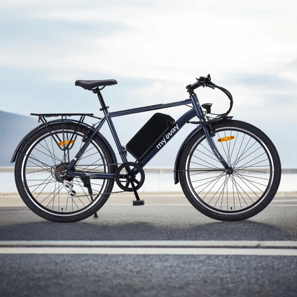 Изображение товара Электровелосипед MyWay Let 1.0 250 26 Pro (19, синий)