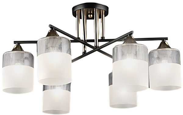 Изображение товара Люстра Aitin-Pro НПБ 02-6x60-101 / A4409/6 (черный/золото)